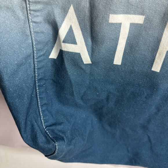 Athleta Blue Ombre Cloth Tote Bag 100% Cotton 23’x18’ - Picture 2 of 8